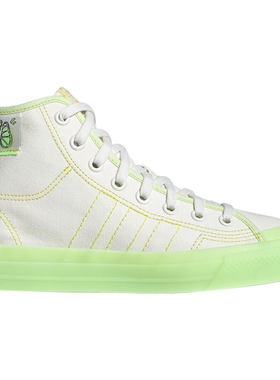 Adidas/阿迪达斯三叶草 NIZZA 男女高帮经典帆布休闲鞋EF1885