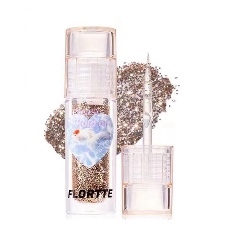 星空爆闪眼影液金葱大闪flortte
