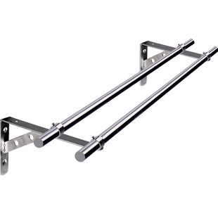 阳台晾衣杆固定式外伸侧墙凉衣架不锈钢外墙窗户晒衣杆壁式挂衣杆