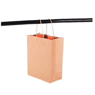 咖啡奶茶打包袋定制外卖牛皮纸袋手提袋单杯双杯袋杯托饮品印logo