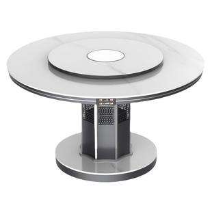 桌中皇烤火桌餐桌带电磁炉暖菜一体2025新款圆形电暖桌取暖桌家用