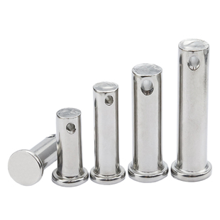 304不锈钢销轴销子圆柱带孔销钉圆柱销平头定位销3 4 5 6 8 10 12