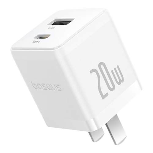 倍思充电头20w双口PD快充type-c适用苹果iPhone15max16pro华为小米充电器13手机多口插头平板耳机手表usb通用