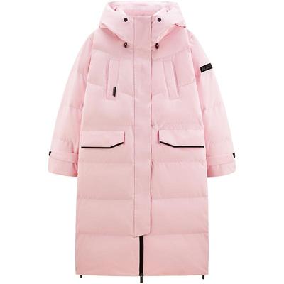 太平鸟年冬季新款连帽御寒长款羽绒服A3ACE4420