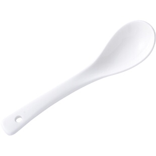 汤勺陶瓷家用大勺子大汤勺木勺子长柄勺大号骨瓷粥勺稀饭勺火锅勺