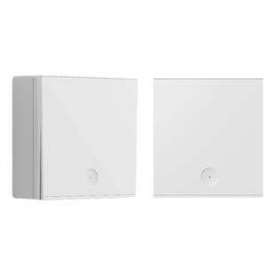 明装无线遥控开关面板家用照明220v墙壁86智能子母免布线双联双控