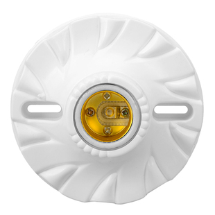 家用陶瓷灯头灯座螺口暗装led灯座e27明装罗口吊顶吸顶螺纹灯底座