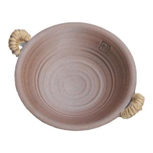 老岩泥粗陶烤茶盘陶瓷茶叶提香器醒茶器家用日式蜡烛炒茶烤茶碟子