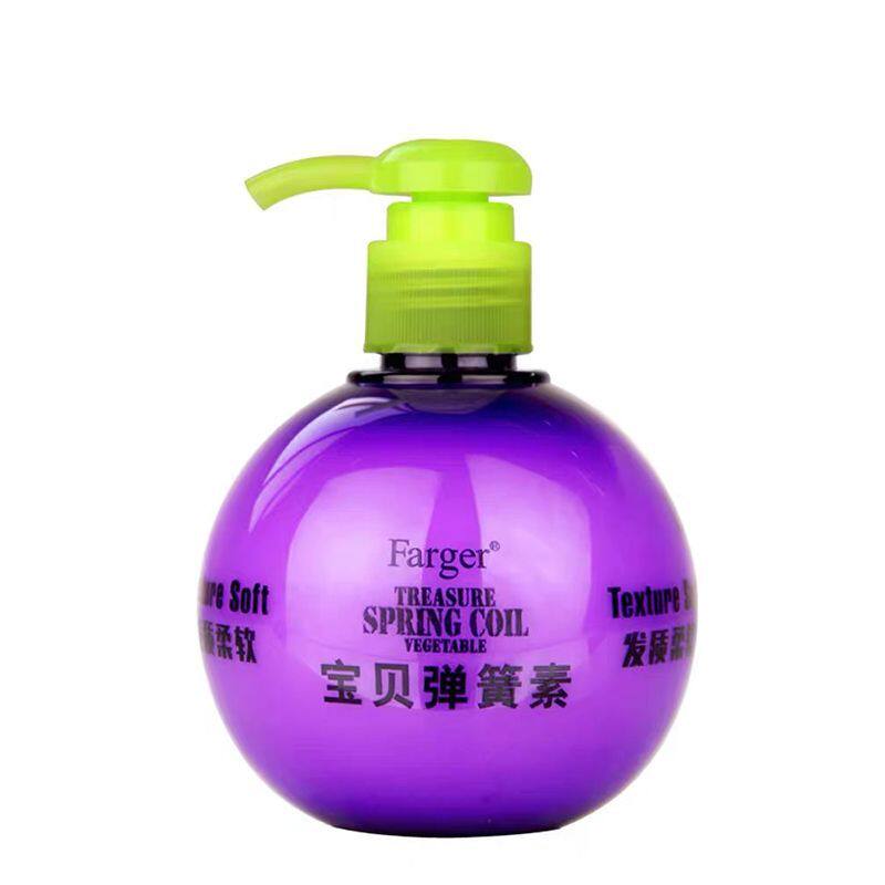 Farger发歌宝贝蛋弹力素弹簧素卷发保湿软定型造型乳护卷素250ml