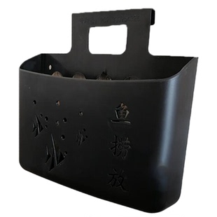 海鲜池玻璃缸移动鱼缸商超展示缸鱼筐鱼网箱鱼筐塑料争渡渔捞放