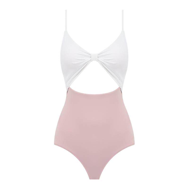 BE范德安纯欲系带温泉泳衣女