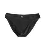 2条装男士三角内裤低腰窄边纯色螺纹粘纤U凸透气性感舒适底裤包邮