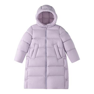 安奈儿童装男女童加长款羽绒服2025冬85绒子三防蓄热保暖高充绒量