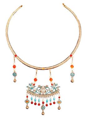 合金复古项圈女性铃铛