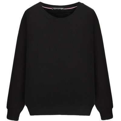 纯棉圆领大码卫衣加绒加厚保暖衣