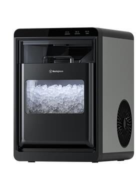 美国西屋商用小型制冰机家用mini宿舍全自动25KG实心冰块制造机器