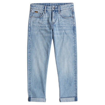 gstar女士男友风直筒低腰牛仔裤