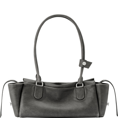 tadfab大容量牛皮腋下包