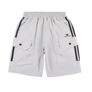 男童工装休闲中裤七分裤夏薄速干新款儿童大童男孩短裤五分初中生