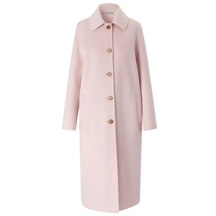 【美丽诺羊毛】IIIVIVINIKO冬新款双面呢长款大衣外套B449037117C