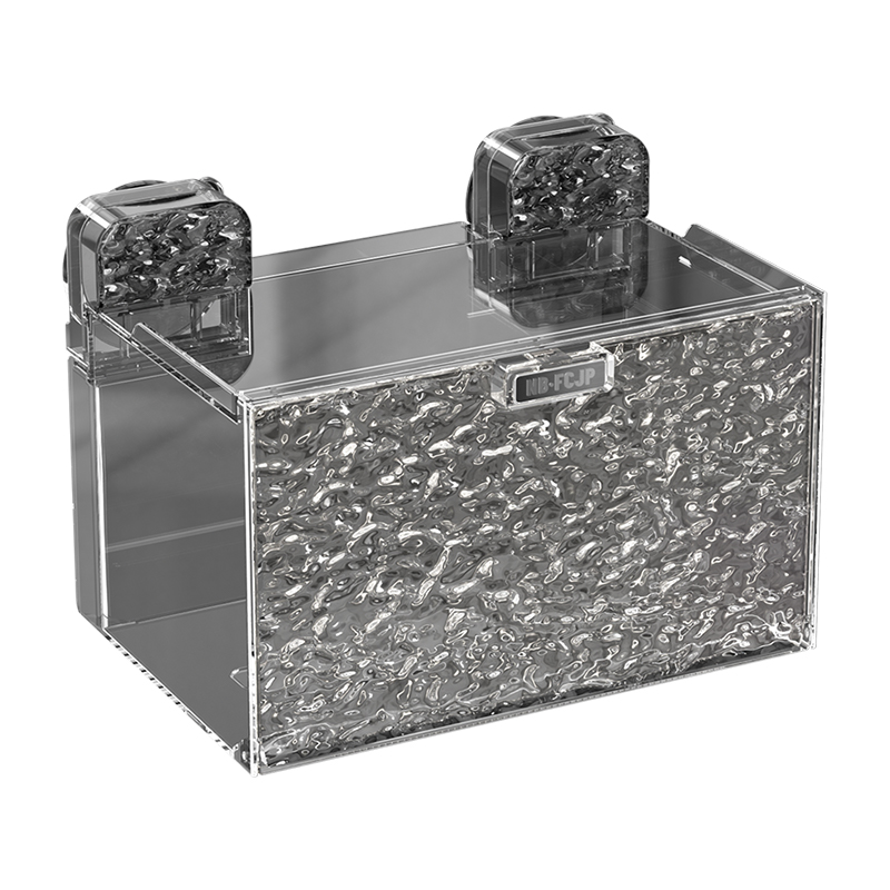 吸盘洗脸巾收纳盒壁挂式洗漱台置物架浴室卫生间家用纸巾盒抽纸盒