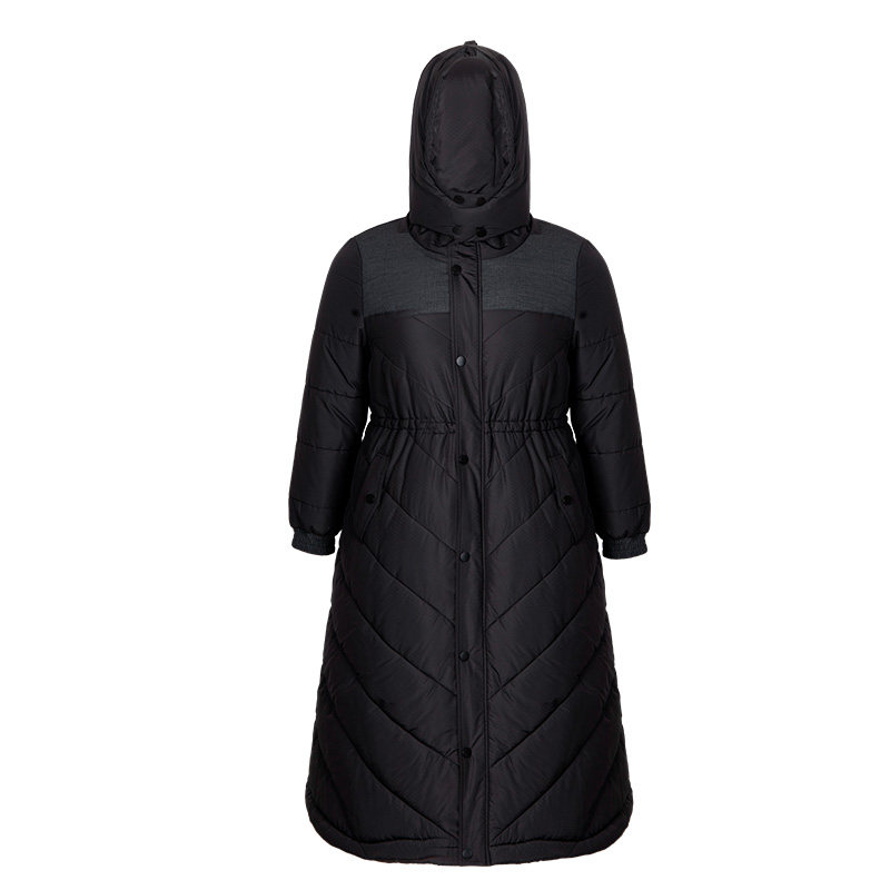 美丽客栈连帽款可脱卸外套棉服