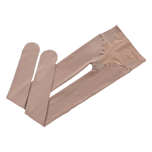 SK大码水光袜光腿神器女秋冬季加绒裸感单层丝袜加长版肉色打底裤