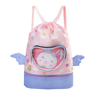 儿童游泳包干湿分离防水收纳包背包女大容量专用收纳袋泳包沙滩包