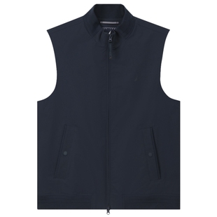 NAUTICA/诺帝卡男装春秋季抗菌带弹易打理立领马甲JC5106