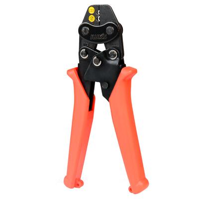 IWISS压线钳铜鼻子小型棘轮式