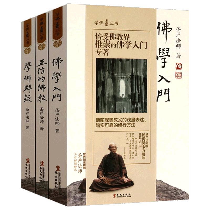 学佛入门 佛教圣严法师著作作品精品集引你进入佛学之门讲解了佛教的基础知识佛学佛家经典初学者入门开启智慧获得身心的安泰书籍