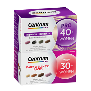 Centrum善存海外女士PRO营养包3040+多种复合维生素男女B族旗舰店