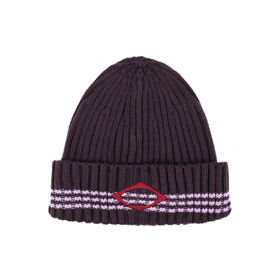 MSCHF韩国菱形刺绣字母针织帽