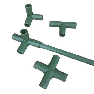 DIY组合包塑钢管pp塑料配件雨棚花支架连接件多肉小棚花房接头