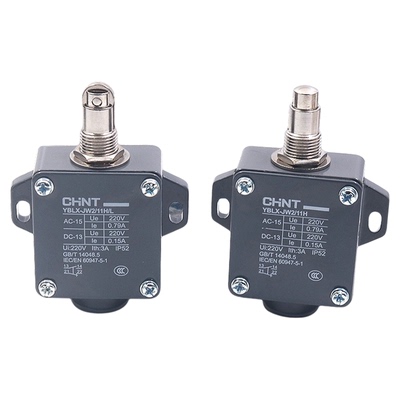 正泰行程限位器开关圆形滚轮BLX-JW2-11H/L微动电控柜门柜内照明