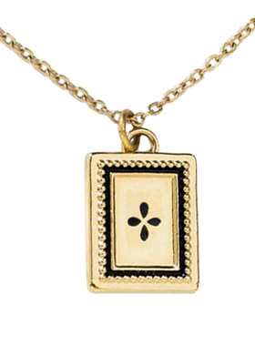 LouiseDamas四叶草18K金女项链