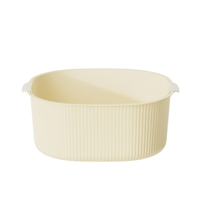 居家家PP滤水双层洗菜盆沥水篮