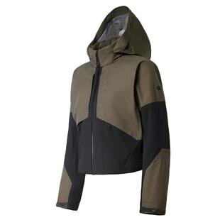 KOLON SPORT可隆户外休闲衣女士全压胶短款3L连帽杉夹克外套