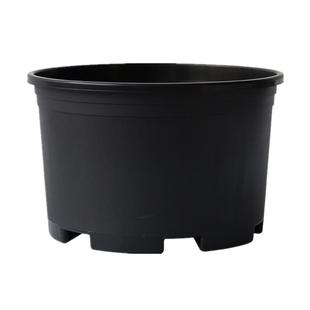 陌町黑加仑花盆塑料圆形花盆花卉绿植盆栽定植盆容器特大耐用花盆