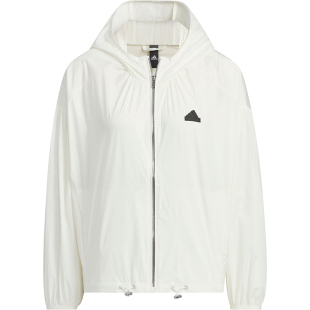 Adidas/阿迪达斯官方正品新款女士防晒UPF50+连帽夹克外套IM8837