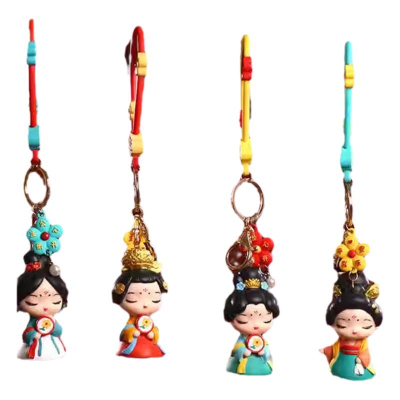 钥匙链西安旅游纪念品唐女钥匙扣