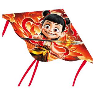 哪吒风筝2026新款儿童微风易飞大人专用高档潍坊手持哪咤闹海批发