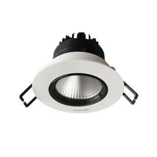 三雄极光星晨led射灯防眩COB天花灯6W10W嵌入式小山丘射灯开孔7.5