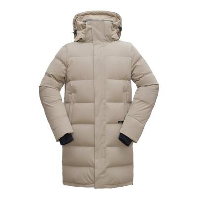 君羽800蓬鹅绒服男中长款加厚