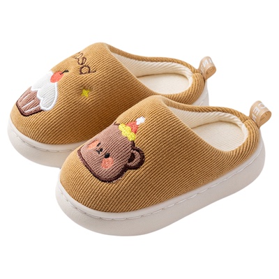 宝宝棉拖鞋居家室内防滑包头保暖