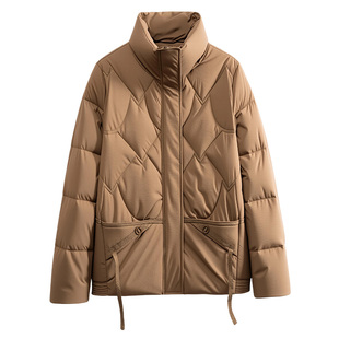 雅鹿官方正品休闲短款宽松冬季修身加厚时尚女显瘦保暖羽绒服好看