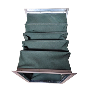 耐磨帆布软接头耐高温风机风管软连接排烟伸缩通风管道防火软连接