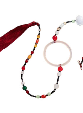 长背云流苏沈南意背云汉服配饰软璎珞国风挂饰明制汉服配饰挂件