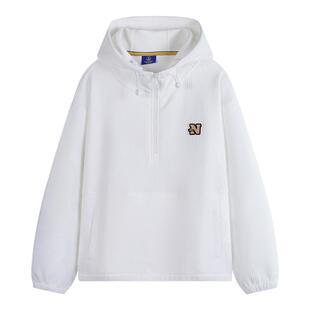 NAVIGARE意大利小帆船半开拉链领卫衣男26纯季新款华夫格连帽上衣