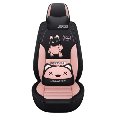 亚麻四季女神款卡通全包汽车座套